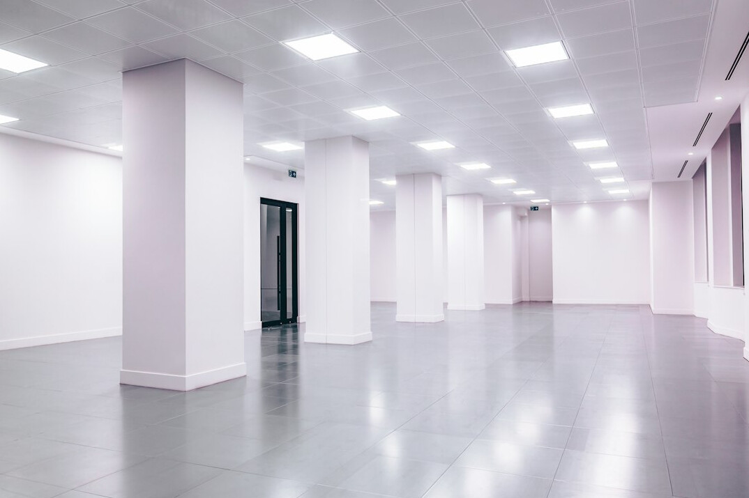 empty retail space interior