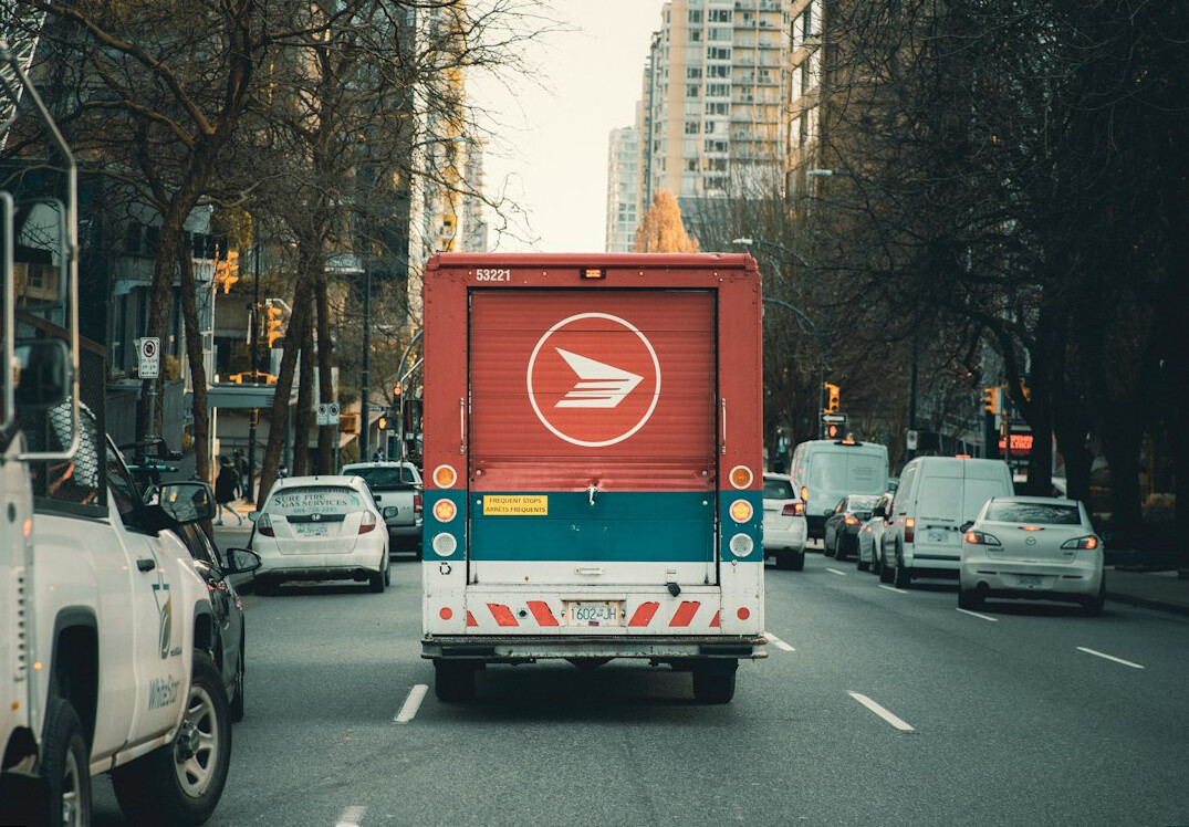 ecommerce delivery truck
