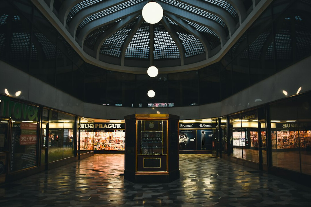 empty retail store interior